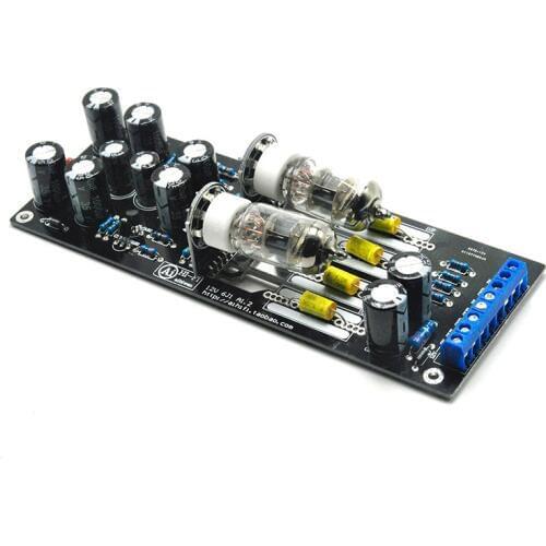 6J1 Valve Pre-amp Tube PreAmplifier Kit Assembled Board Audio Musical Fidelity horizontal/Cross Tube