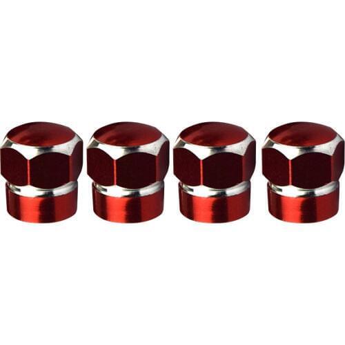 ALUMINUM REPLACEMENT HEXAGON WHEEL TIRE RIM VALVE STEM CAPS