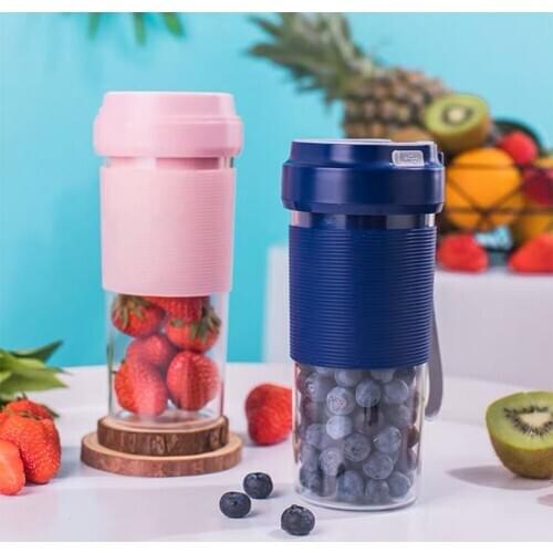 Hot 300ml Portable Blender Cup Electric Juicer Machine Mini Mixer Waterproof Smoothie Food Processor USB Personal Juice Blenders