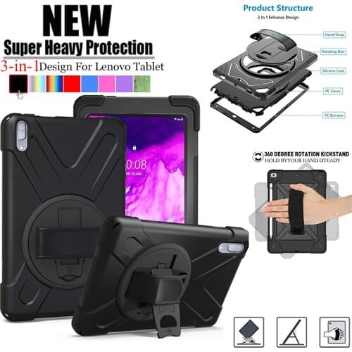 Case Fro Sumsung Galaxy Tab Active 2 / Tab Active 3 360 Rotate Anti-Fall Hand Shoulder Strap Rugged Duty Shockproof tablet Cover