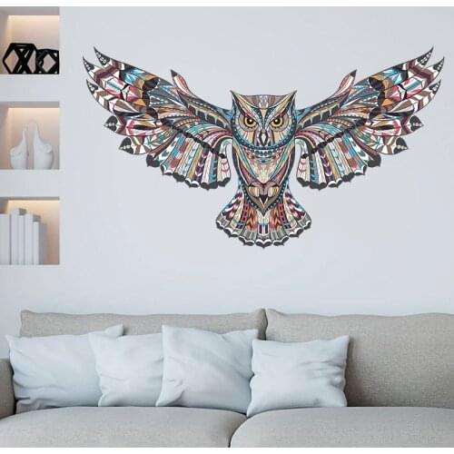 Owl Protect Baby Children Kids Bedroom Decor Wall Sticker For Kids Rooms Eagle Hawk Wall Painted Tatoo Home Decor Art Decals