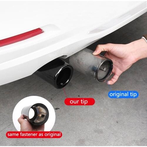 For BMW 1 2 3 4 5 7 Series X1 3GT F20 F22 F30 F32 F34 F10 F48 G30 G11 Car-Styling Rear Exhaust Pipe Cover Trim Frame Accessories