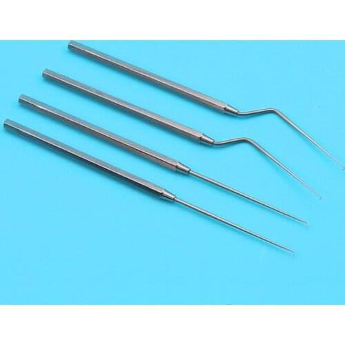 Stainless steel cerumen hook enthusiasm instrument tool ear with cerumen hook straight gun type