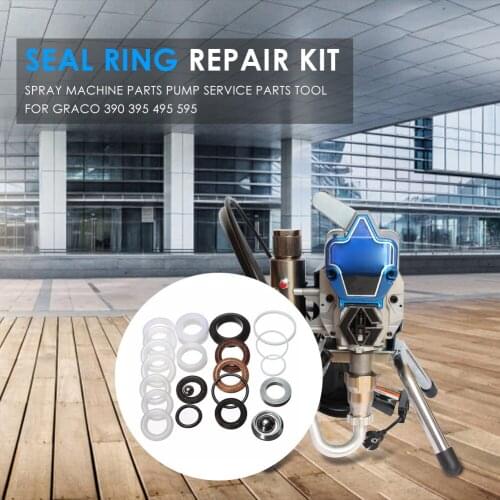 Repair Kit Assortment Set Outdoor Anti-resistance Sealing Gasket Washer Seal Repairing Parts for Graco 390 395 495 595