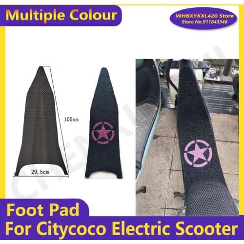 New Citycoco Pedal Leather Non-slip Rubber Leather Anti-skid Practical Foot Pad for Citycoco Electric Scooters Accessories Parts