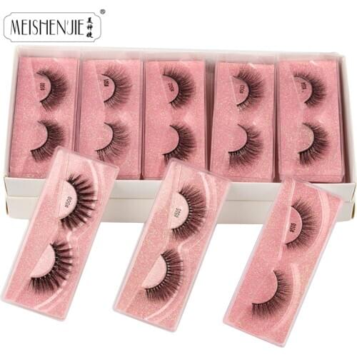 Eyelashes Wholesale 10/20/30/40/50pc Mink Eyelashes Wholesale Lashes In Bulk Mink Lashes Natural False Lashes Bulk Makeup Lashes