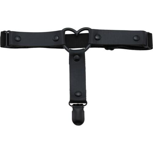 Pink Heart Leg Garter Goth Girl Grunge Straps Thigh Harness Gothic Harajuku Kawaii Accessories Body Jewelry