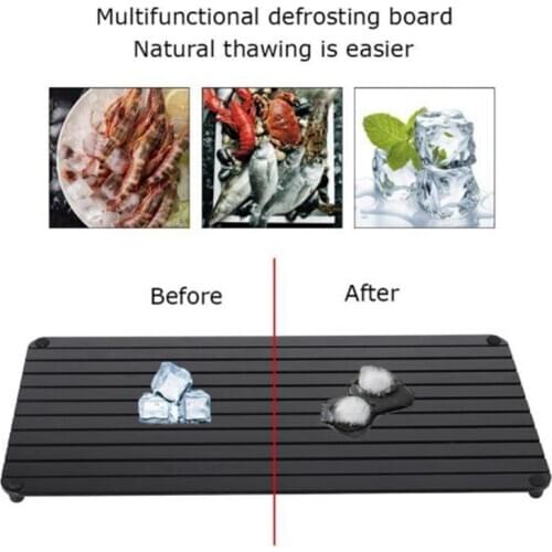 Quick thaw plate defrosting tray steak meat seafood thaw cutting board Fast Defrosting Tray