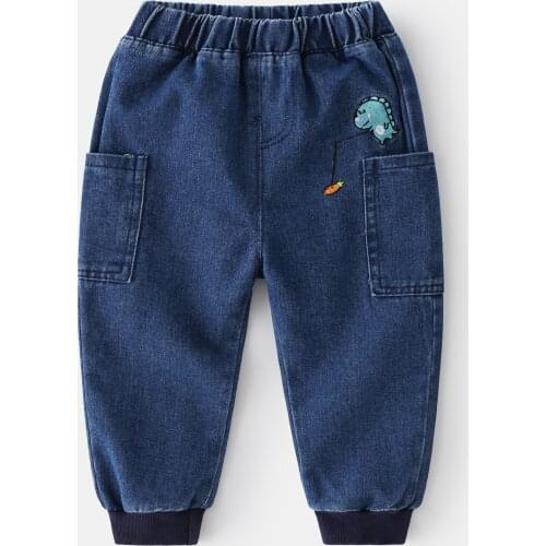 Spring Girls Jeans Baby Kids Jeans for Children Boys Girls Leggings Denim Pants Toddler Pants Girls Kids Pants for Boy Girl 2-8Y