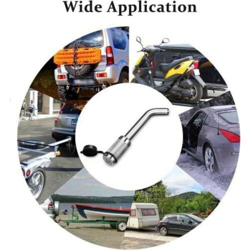 Exterior Trailer Hitch Lock With Keys For Heavy Duty Tow Locking Equipment 5/8\" shank Pin Durable