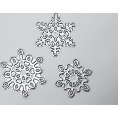YLCD636 Snowflake Metal Cutting Dies For Scrapbooking Stencils DIY Album Cards Decoration Embossing Folder Die Cutter Template