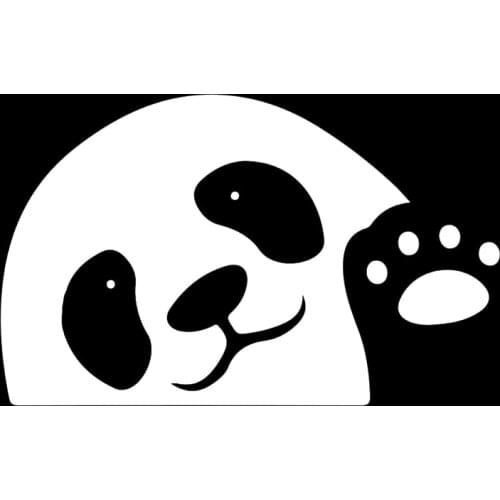 17*10.6cm Peeping panda Vinyl Car Sticker Decal Funny Personality Stickers car stickers and decals funny