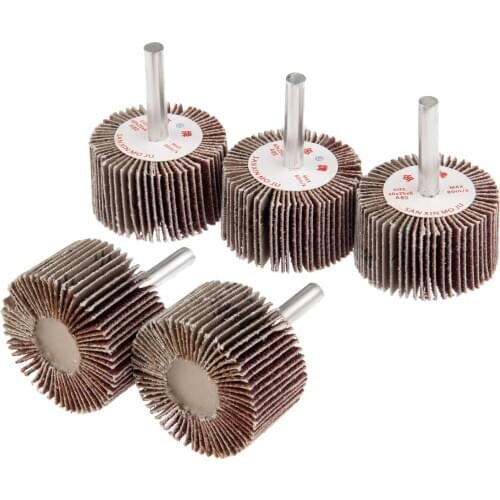 5Pcs 40mm Grinding Sanding Sandpaper Buffing Flap Wheel Disc Grinding Buffing Sandpaper Flap Wheel Head For Dremel Rotary Tools