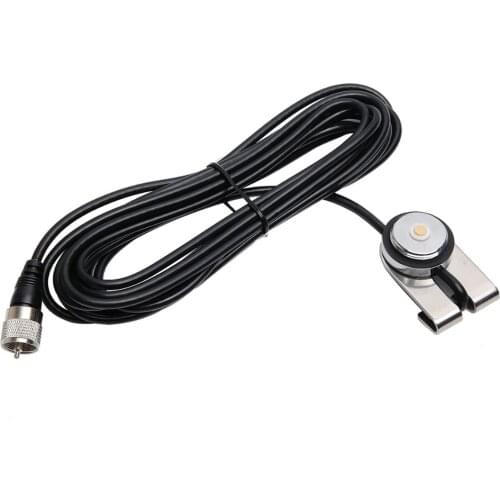 ABBREE N-2 Roof Mount/Mobile Antenna Bracket NMO to PL-259 connector 5M/16.4ft RG-58 Coaxial Cable Antenna Extension Cord