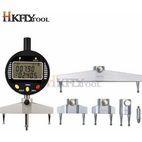 High accuracy digital radius gauge digital radius indicator with five measuring jaws digital radius gauge digital dial indicato
