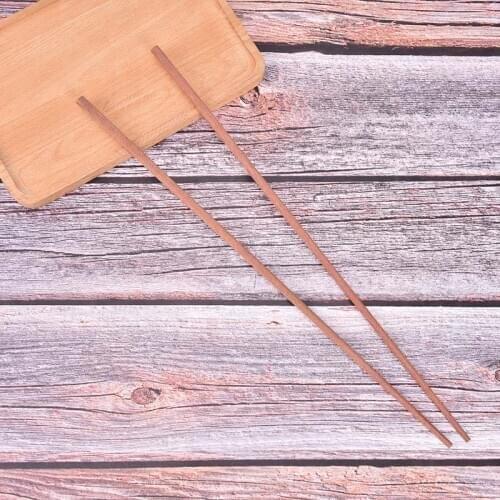 42cm Extra Long Chinese Japanese Chopsticks Wooden For Frying Hot Pot Cooking