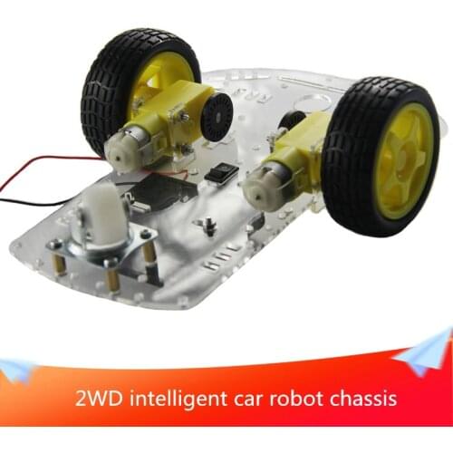 DIY Intelligent Car Robot Chassis with Speed Encoder+TT Motors Which Can be Used As A Measurement of Distance, Velocity Feedback