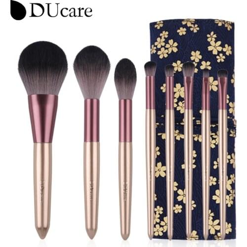 DUcare 8PCS Make Up Brushes Tool Set Cosmetic Powder Eye Shadow Foundation Blush Blending Beauty Make Up Brush Maquiagem