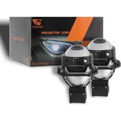 Bi-led Lens 3 inch Projector Lenses 100W Kits H4 Hi/Lo Beam H1 H7 H11 9005 9006 LED Bulbs Reflector Diode Chip Super 30000LM