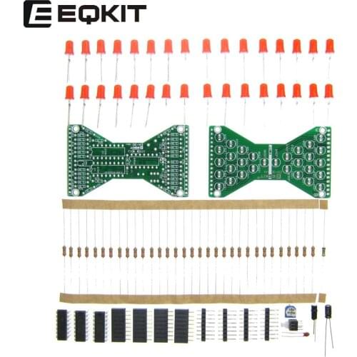 EQKIT Electronic Hourglass DIY Kit/Electronic Hourglass Components/DIY Electronic Hourglass/Interesting Electronic Kit