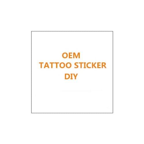 Customized Waterproof Temporary Tattoo Sticker DIY Personal Flash Tatoo Fake Tattoos Make Your Own Designed Tattoo