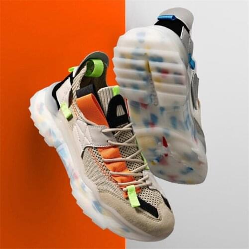 Casual Man Shoes Breathable Platform Mens Mesh Sneakers Luxury Sport Running Shoes for Man Fashion Athletic Trainers