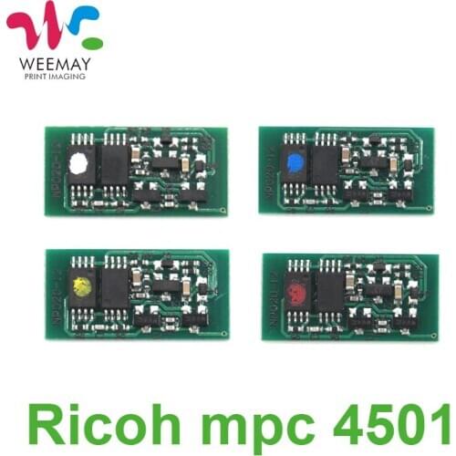 MPC 4501 Toner Cartridge chip Compatible for Ricoh Aficio MP C4000 C4501 C5000 C5001 C5501