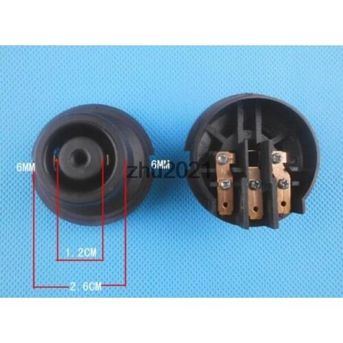 Kettle Thermostat, Temperature Control 3 Pin Terminals Tip Top Base Socket 2pcs