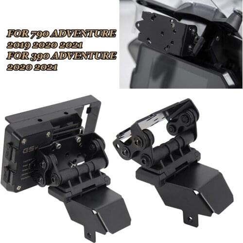 NEW 2019 2020 2021 For 790 390 ADVENTURE Motorcycle SMART PHONE Navigation GPS Plate Bracket Adapt Holder Kit