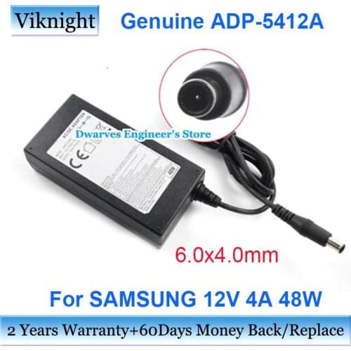 Genuine PSCV360104A 12V 4A 48W ac adapter for SAMSUNG adp5412ve 5412A 620TVL SAD03612A-UV power supply adapter charger