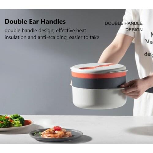 Microwave Oven Steamed Vegetable Container Four-in-one Steamer Rice Cooker Heating Multi-layer Steamer Steamer Rice Steam Box