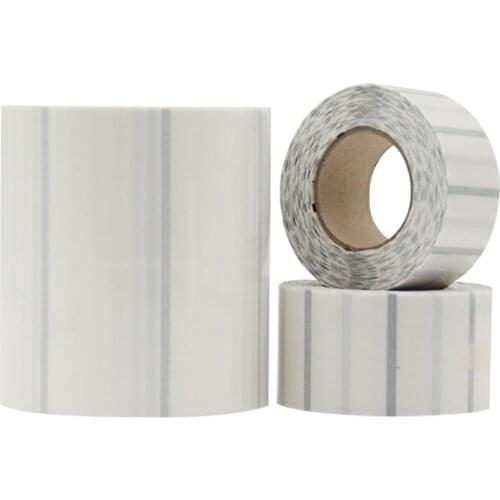 Transparent Thermal Adhesive Label PVC Barcode Paper Packaging Sealing Self-adhesive Sticker 20~100MM Waterproof Tear-proof