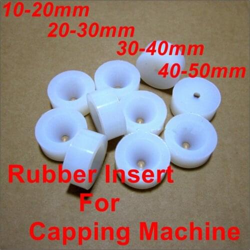Rubber Insert For Electric Capping Machine Silicon Head For Capper For 10-20mm/20-30mm/30-40mm/40-50mm Cap