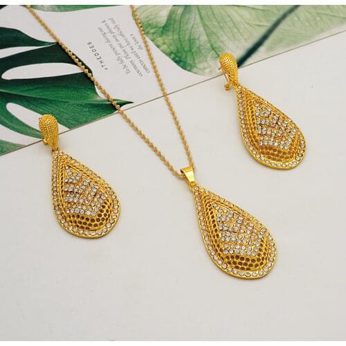 Jewelry Set For Women Earrings Necklace Pendant Hot Selling Jewelry Findings For Wedding Party Jewelry