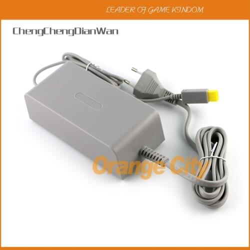 ChengChengDianWan 5pcs US EU Plug AC adapter Wall Charger Power Adapter for Nintendo Wii U WIIU Console