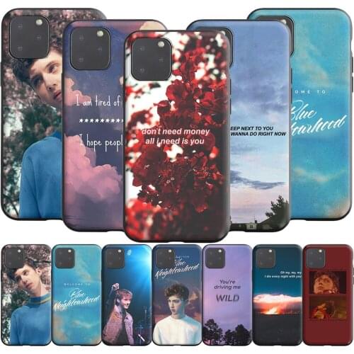 Troye Sivan lyrics Silicone Case for Apple iPhone 13 12 Mini 11 Pro XS X XR Max 8 7 6S 6 Plus SE 5S