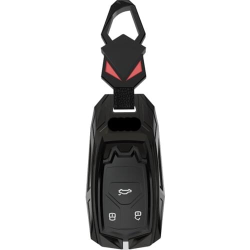 Zinc Alloy Silicone Car Key Cover Key Case For Audi A4 Allroad B9 Q5 Q7 TT TTS 4M 8S 2016 2017 2018