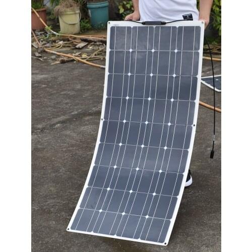 Solar panel 300w 12v flexible solar cell battery charger kit photovoltaic energy system for car RV Vans boat camping home 1000w
