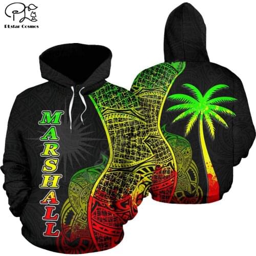 Newest Marshall Island Country Flag Tribal Culture Retro Polynesian Tracksuit Men/Women Pullover 3DPrint Funny Casual Hoodies 14