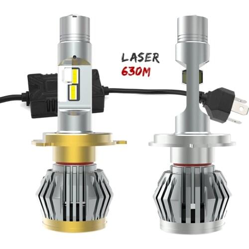 1 Lux@630 meter 16000 Lumen Super Bright luz bombillo luces focos led h7 h4,High Power 9005 9006 H11 H4 H7 Laser led headlight