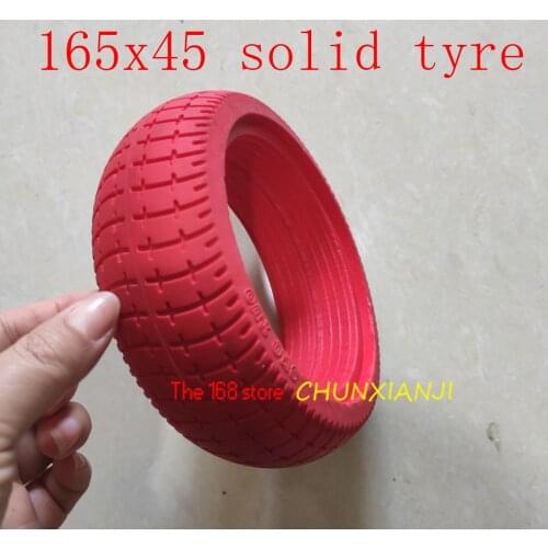 165x45 Solid Tire 6.5 Inch Tyre for 6.5" Hoverboard Self Balancing Electric Scooter Spare Parts