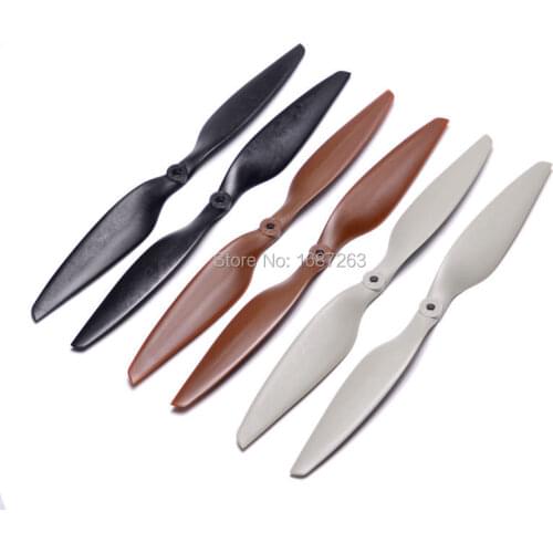 2 Pairs 1245 12x4.5" CW CCW Propellers 12 inch 2 Blades Carbon Fiber Nylon Balance Props for RC ZD550 Quadcopter Multicopter