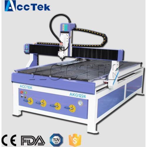 2018 AKG1224 CNC Router with rotary axis options, CE standard china cheap price 4 axis cnc router