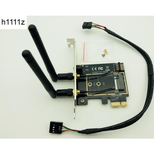 M.2 WiFi Adapter M2 NGFF Key A-E to Mini PCI Express Wifi Raiser PCI-E 1X NGFF Wireless Support 2230 2242 Mini PCIE Network Card