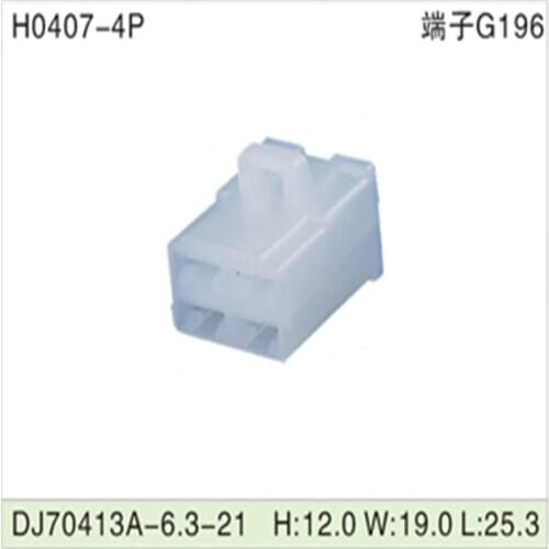 Free shipping 500pcsDJ70413A-6.3-21 4Pin 6.3mm AMP Car Electrical Wire Connectors for VW,BMW,Audi,Toyota,NISSAN AND other