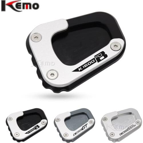 For BMW K1600B K1600GT K1600GTL K1600 B GT GTL 2017-2020 2019 Motorcycle Aluminium Kickstand Footside Side Stand Extension Pad