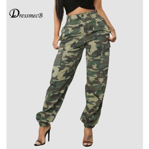 Женские камуфляжные брюки DRESSMECB China At AliExpress
