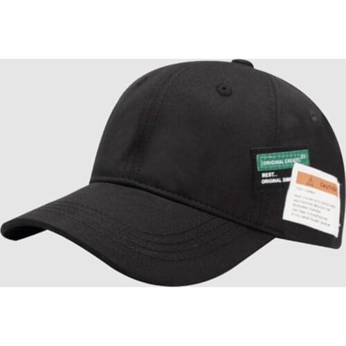 Cotton Letter Patch Casquette Baseball Cap Adjustable Snapback Hats for Men and Women 266