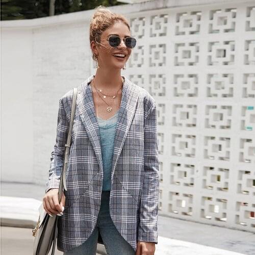 HYSECMAO Women's Straight Blazers