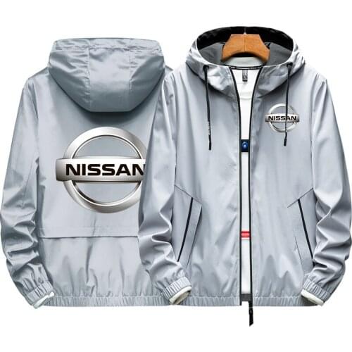2021 Spring Autumn Bomber Jacket Nissan Gtr Mens Zipper Coat Elastic Casual Windbreaker Sports Men Outdoor Clothing Top